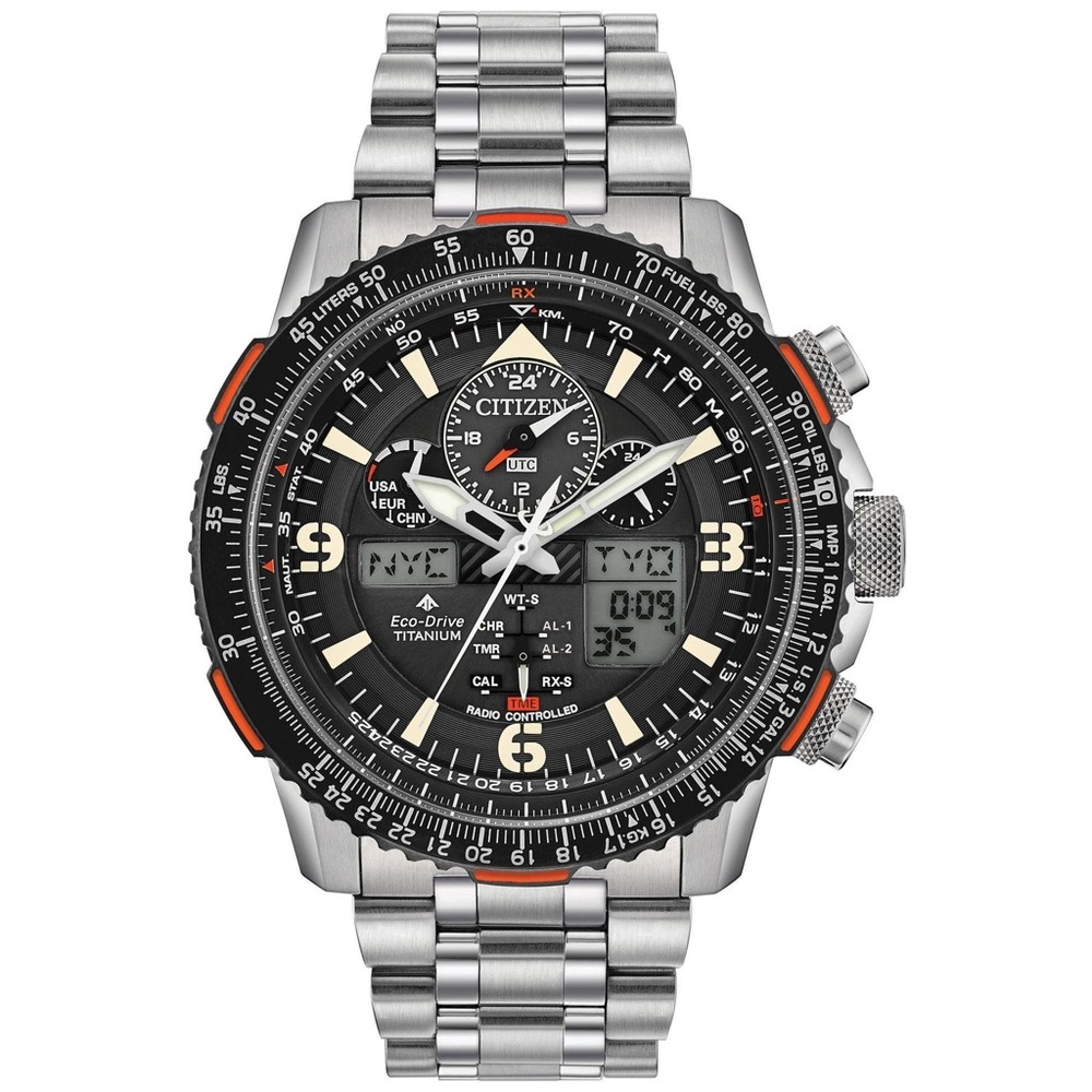 Citizen Eco-Drive Promaster Skyhawk A-T Chronograph Titanium Watch JY8108-53E